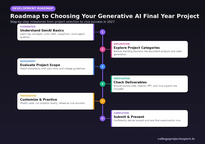 How to Choose the Best Generative AI Final Year Project in 2027 for CSE & MCA Students