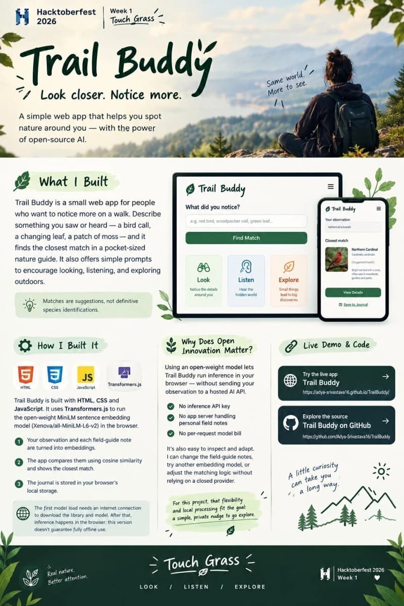 Trail Buddy: An Open-Source AI Field Guide for Getting Outside