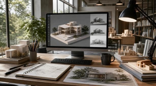 Как 3D-моделирование с использованием искусственного интеллекта может ускорить BIM и архитектурные рабочие процессы