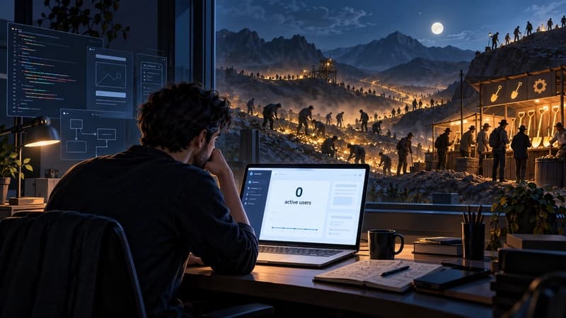 I Built a SaaS With AI. Two Months Later, I Have Zero Active Users.