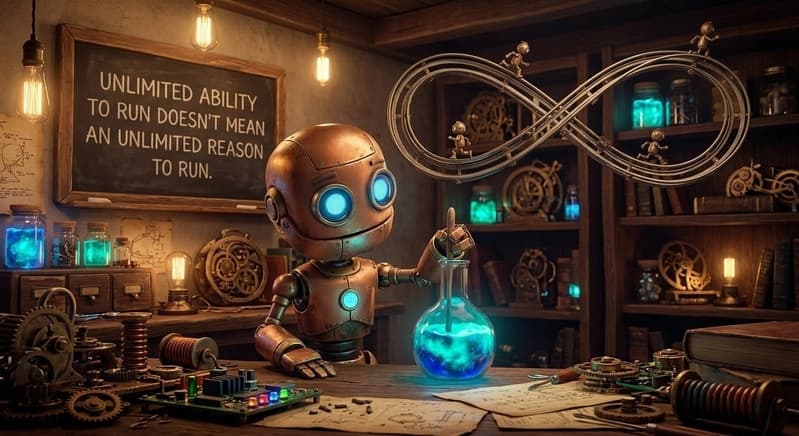 The Hardest Thing an AI Agent Has to Learn Is When to Stop