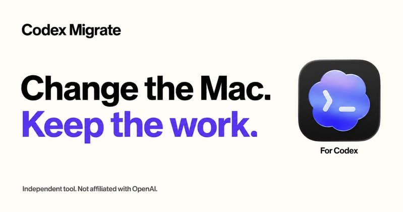 Move Codex to a New Mac Safely (Without Cloning Its Device Identity)
