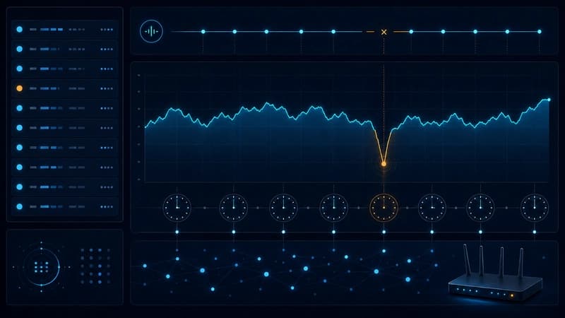 Диагностика прерывистого Wi-Fi с помощью временных меток, пингов и журналов маршрутизатора