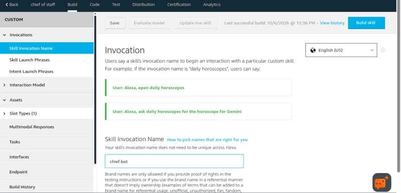 Поговорите с моими ботами через Alexa: создаем навык Alexa для Grok Bot