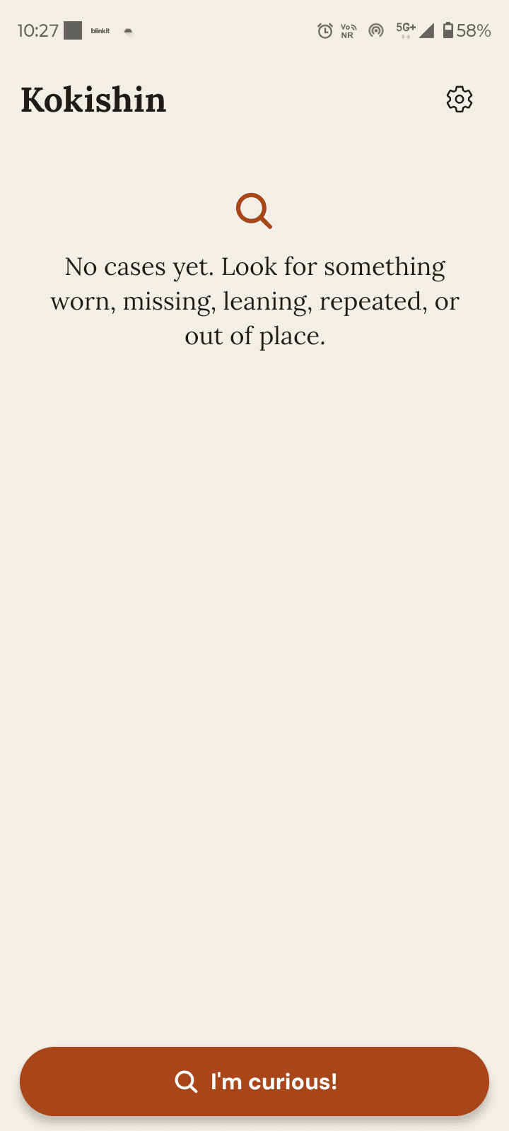 Kokishin: an offline Android app that turns everyday oddities into small mysteries